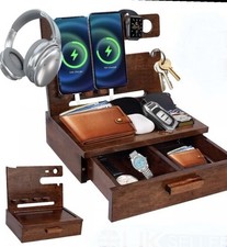 Wooden Docking Station Desktop