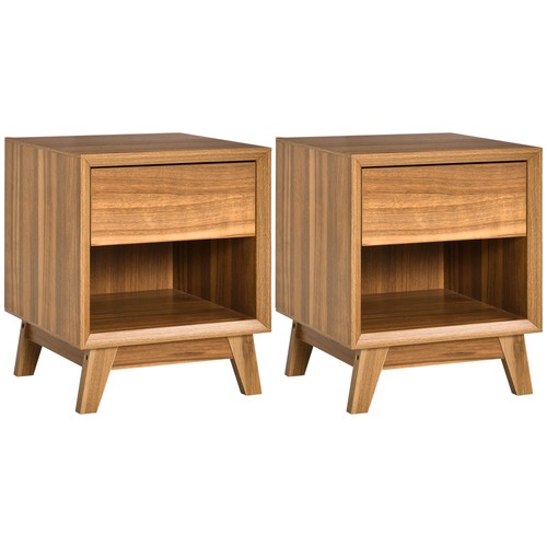 Homcom bedside table storage - homcom,