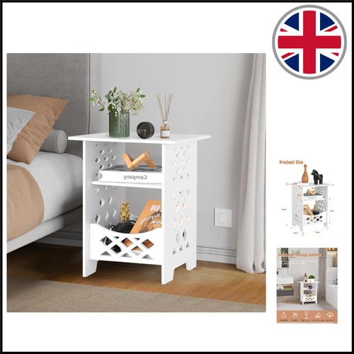 Versatile white nightstand for - nightstand,