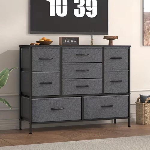 Fabric chest drawers 9 - fabric,