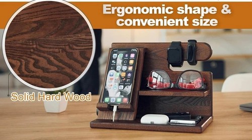 Dark brown wooden docking - dark,