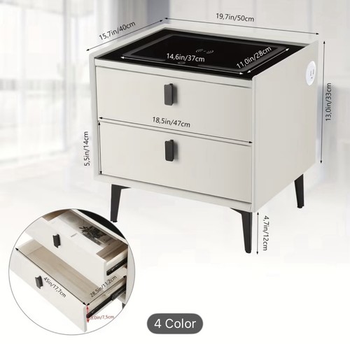 Led bedside table - table, wireless