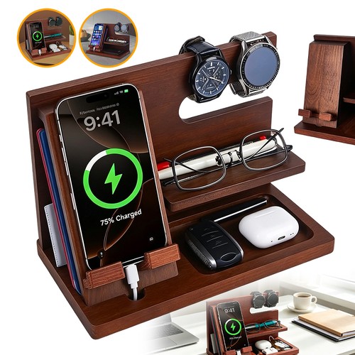 Wooden phone docking - phone,