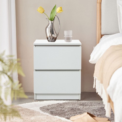 Drawer white bedside storage - drawer,