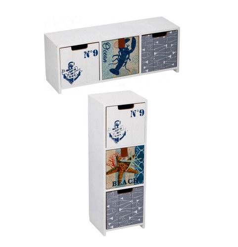 Wooden mini drawers cabinet - 3,