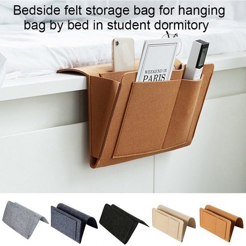 Felt bedside pocket - bedside, organizer