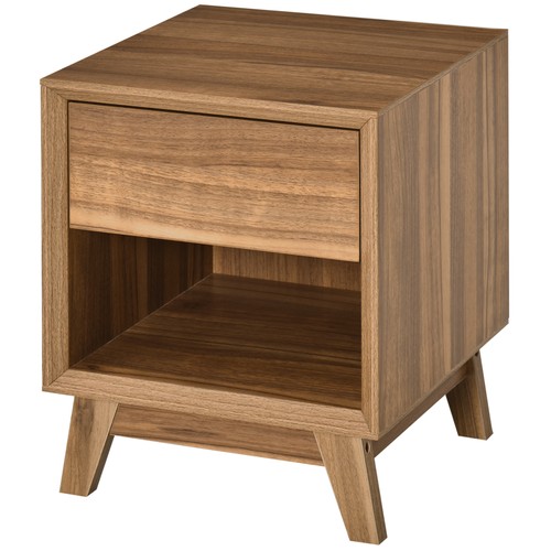 Homcom bedside table - table, storage