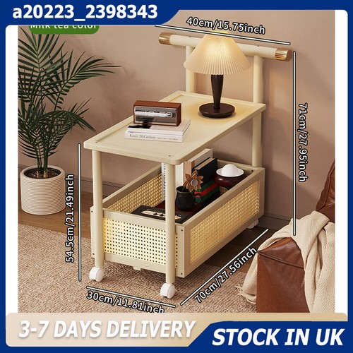 Tier sofa side table end - 2-tier,