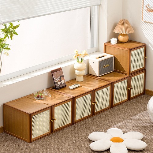 Bamboo storage cabinet - storage, unit