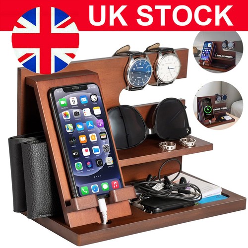 Wooden phone docking station - wooden,