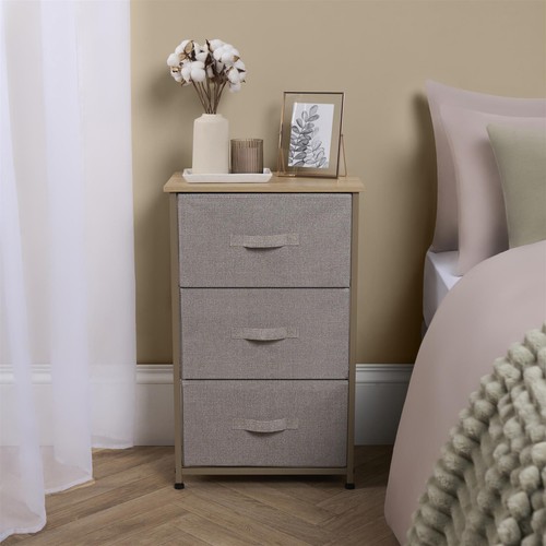 Ohs fabric cabinet bedside - ohs,