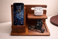 Wooden Docking Station Desktop
