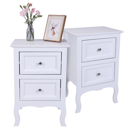 2pcs bedside table - table, cabinet
