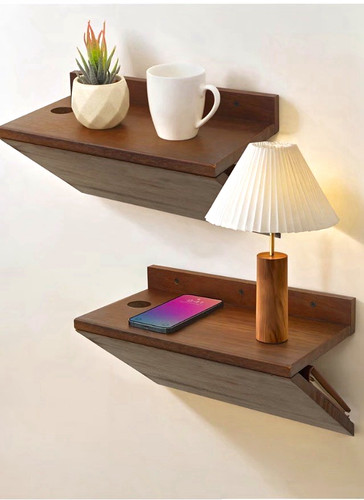 Floating bedside tables set - bedside,