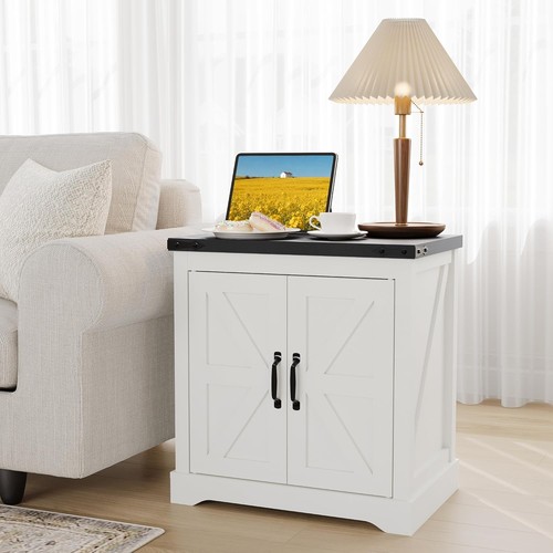 Bedside table with charging - with,
