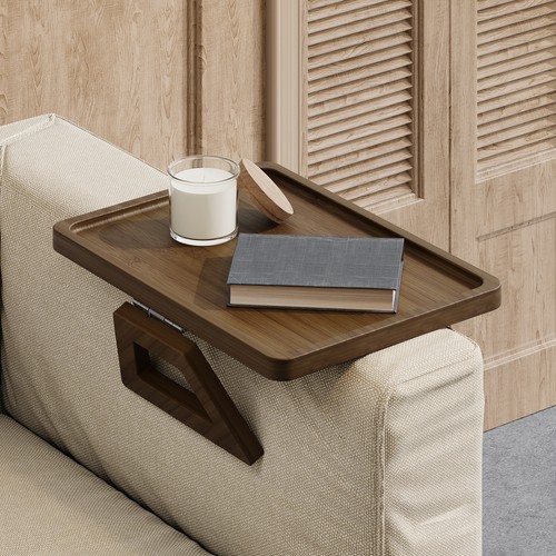 Wooden foldable sofa table - sofa,