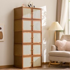 Bamboo Storage Cabinet Unit