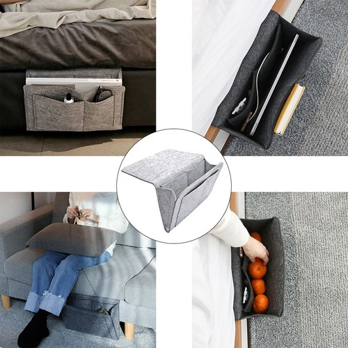 Bed storage bag pocket felt - storage,