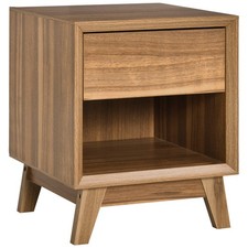 HOMCOM Bedside Table Storage