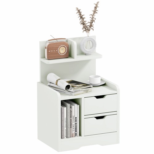 Bedside table with drawers - with,
