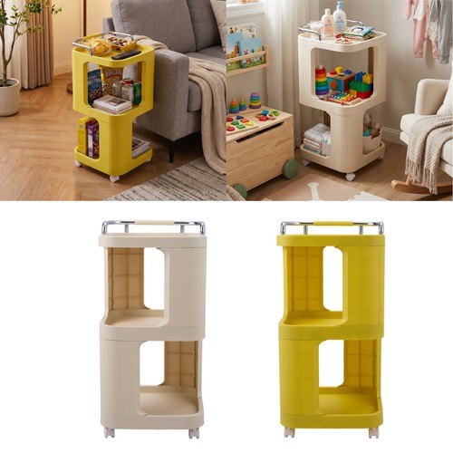 Rolling bedside table cabinet - bedside,
