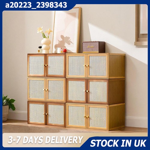Bamboo storage cabinet unit - cabinet,