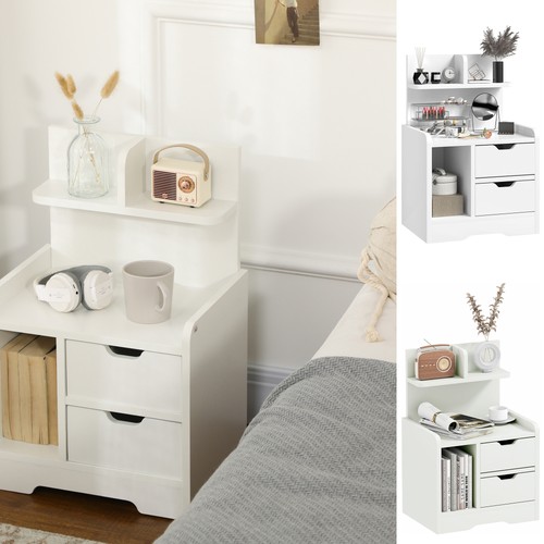 Bedside table with drawers - bedside,